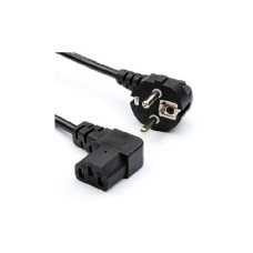 Кабель живлення C13 1.8m 0.75mm2 90° corner Merlion (PC-186A CEE7/7-C13-CCA18)