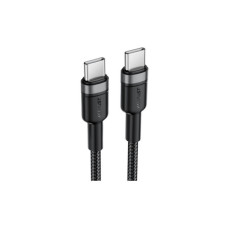 Дата кабель USB-C to USB-C 1.2m 60W black Acefast (6974316285137)