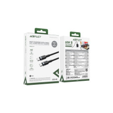 Дата кабель USB-C to USB-C 1.2m 60W black Acefast (6974316285137)