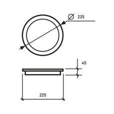 Світильник Eurolamp GL 38W 5000K (LED-NLR-38/5)