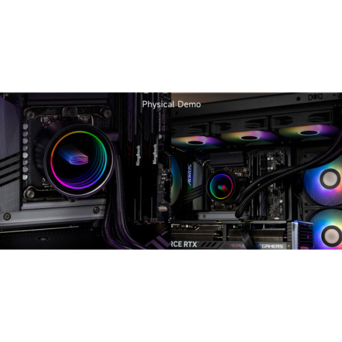 Система рідинного охолодження PcCooler DA360 ARGB BK