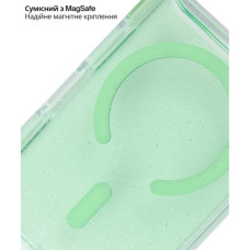 Чохол до мобільного телефона BeCover FIBRA Star Shine MagSafe Apple iPhone 17 Pro Green (715427)