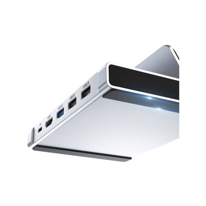 Концентратор Choetech USB3.1 Type-C to HDMI/USB 3.0x2/USB 2.0/USB-C PD 100W Hub 7-in-1 (HUB-M77-GY)