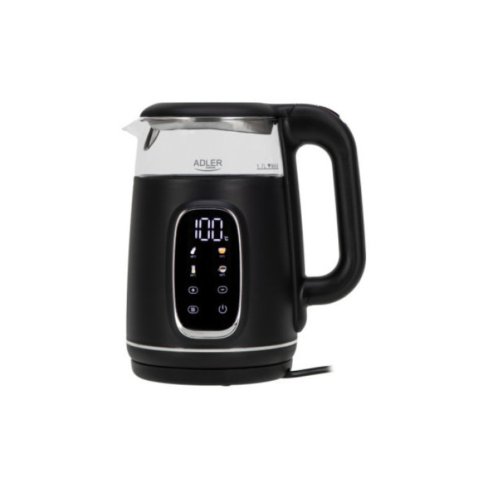 Електрочайник Adler AD 1305 black silver