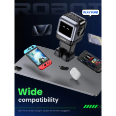 Зарядний пристрій Ugreen 1xUSB + 2xUSB-C 65W GaN CD361 gray (25685B)