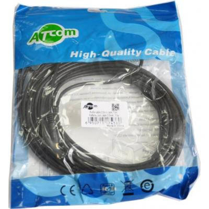 Кабель мультимедійний 3.5mm M to 3.5mm M 7.5m Atcom (17438)