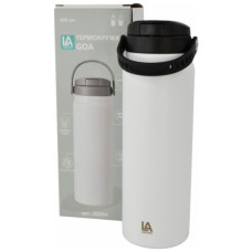 Термокружка Line Art Goa 600 мл білий/чорний (20204LA-01)