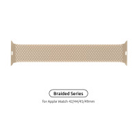 Ремінець до смарт-годинника Armorstandart Braided Solo Loop для Apple Watch 49/46/45/44/42 (Series 1-3) Beige Size 10 (172 mm) (ARM64903)