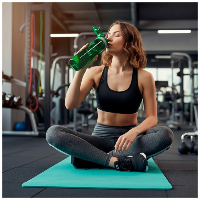 Пляшка для води Line Art Rosario 700 мл зелений (60013918LA-04)