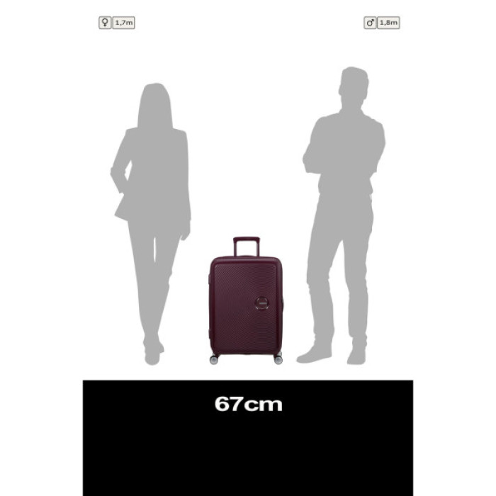 Валіза American Tourister Soundbox 71.5/81 л бордова (32G*50002)