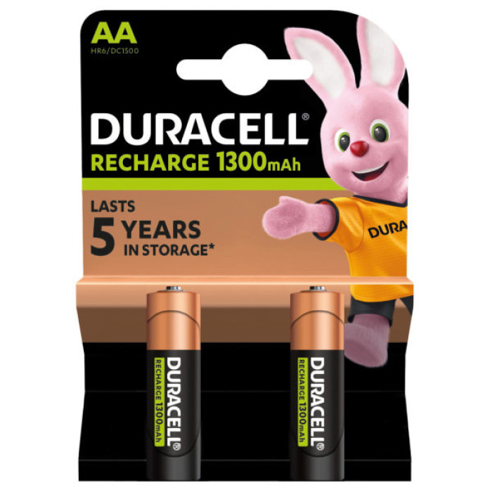 Акумулятор Duracell AA HR6 1300mAh * 2 (5000394039186 / 81367175)