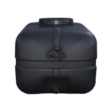 Ємність для води Пласт Бак квадратна не харчова 130 л прямокутна чорна видувна (5705)