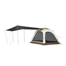 Намет Naturehike тримісний автоматичний із тентом Ango CNK2550WS01 S, коричневий (6927595785560)