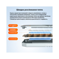 Кишеня зовнішня Maiwo M.2 SSD NVMe 2280 ч-з USB4.0 Type-C 40Gbps (K1695)