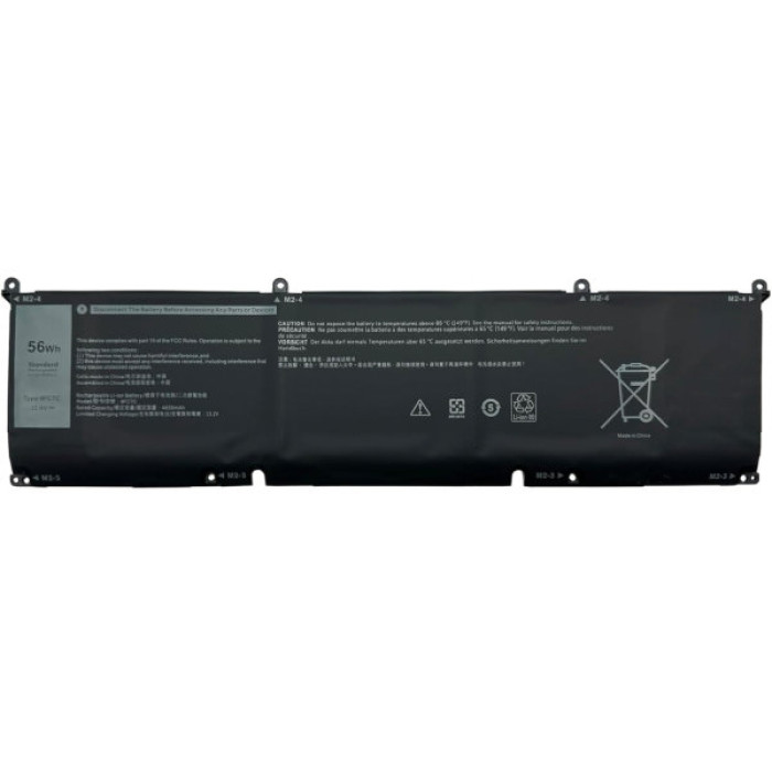 Акумулятор до ноутбука Dell XPS 15-9500 8FCTC, 56Wh (4650mAh), 3cell, 11.4V, Li-ion (A71034)