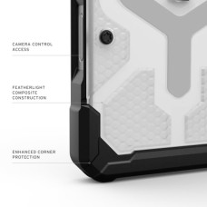 Чохол до мобільного телефона UAG Pathfinder Clear MagSafe iPhone 17 Pro Max Ice/Silver (114552114333)