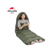 Спальний мішок Naturehike Y150L NH21MSD08, правий, темно-зелений (6975641888765)