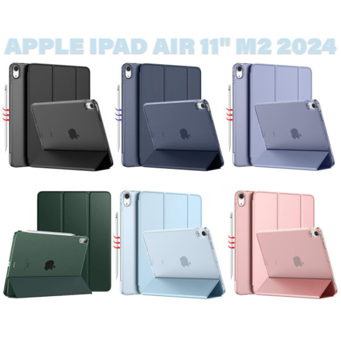 Чохол до планшета BeCover Tri Fold Hard Apple iPad Air 11" M2/M3 (2024/2025) Dark Green (711414)