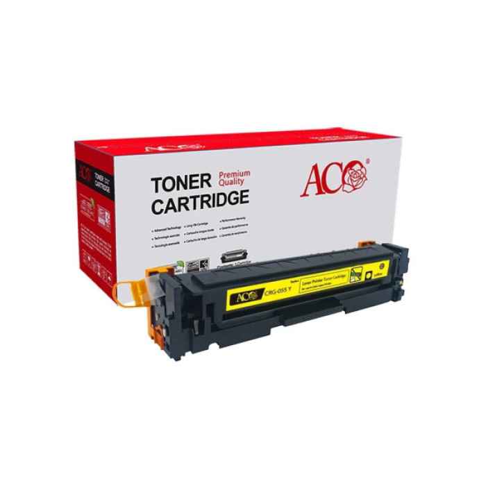 Картридж ACO Canon 055H Yellow, without chip (ACO-CRG-055HYNC)