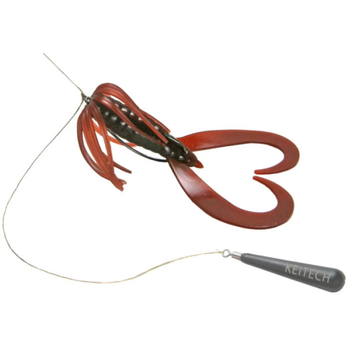 Силікон рибальський Keitech Little Spider 2" (8 шт/уп) PAL01 Chartreuse Red Flk (1551.11.75)