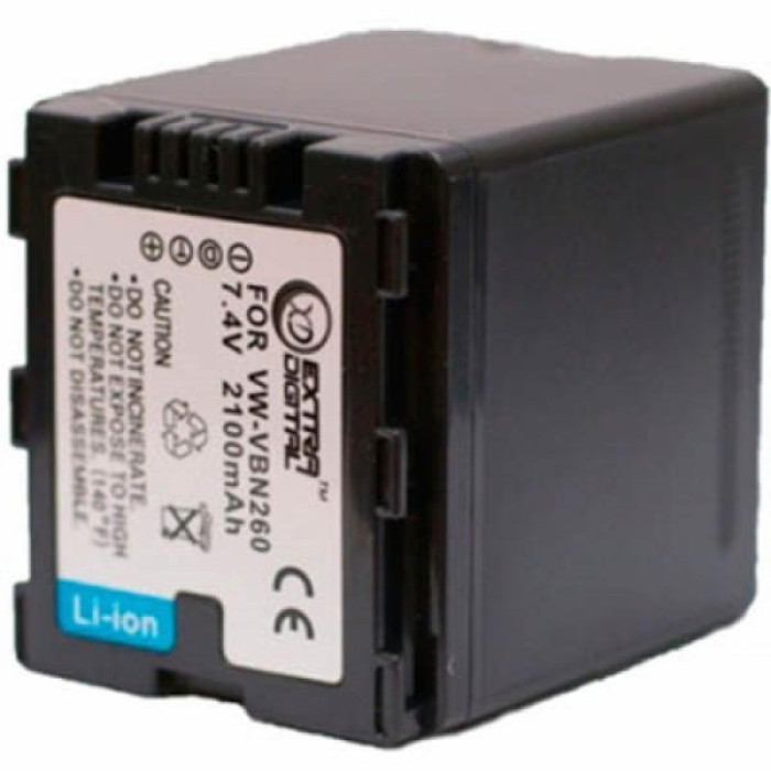 Акумулятор до фото/відео Extradigital Panasonic VW-VBN260 (BDP2594)