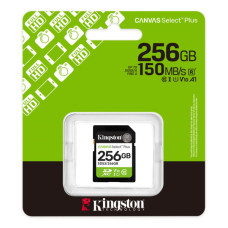 Карта пам'яті Kingston 256GB SDXC class 10 UHS-I V10 A1 Canvas Select Plus (SDS3/256GB)