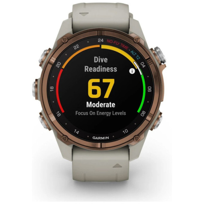 Смарт-годинник Garmin Descent Mk3i, 43mm, SKF12 PVD Ti/Fr Gry, Dive Computer, GPS дайвінг комп'ютер (010-02753-14)