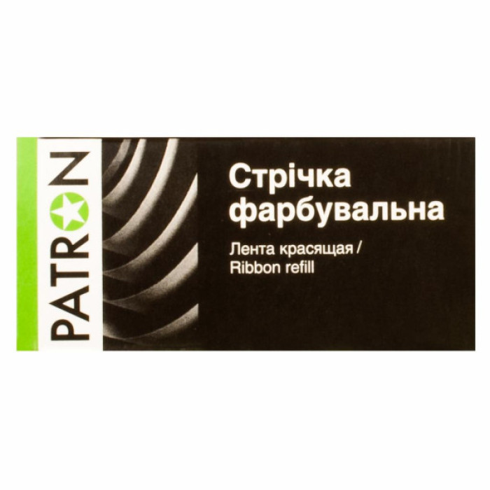 Стрічка до принтерів Patron 13мм X 5м (К) HD (PN-12.7-5SB/RIB-PN-12.7x5-К-B)