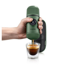 Кавоварка кемпінгова Wacaco Nanopresso з чохлом зелена (WNANOGREEN)