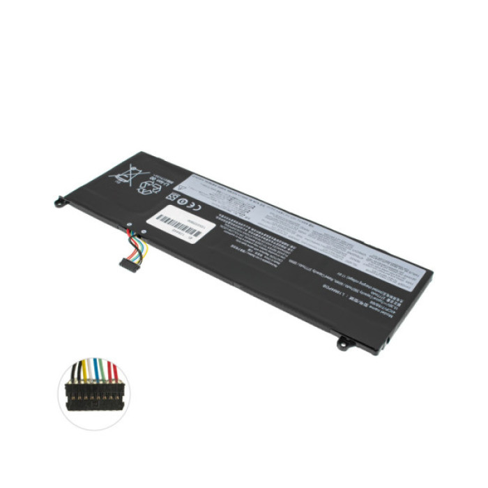 Акумулятор до ноутбука Lenovo ThinkBook 14s Yoga L19M4PDB, 60Wh (3907mAh), 4cell, 15.36V, Li-Ion (A71131)