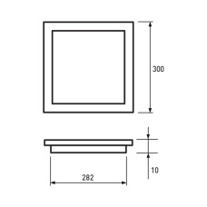 Світильник Eurolamp Downlight 24W 4000K (LED-DLS-24/4)
