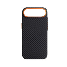 Чохол до мобільного телефона Armorstandart LikeCarbon2 SE MagCase Apple iPhone 17 Air Black Orange (ARM89155)