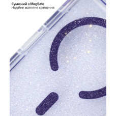 Чохол до мобільного телефона BeCover FIBRA Star Shine MagSafe Apple iPhone 17 Pro Purple (715430)