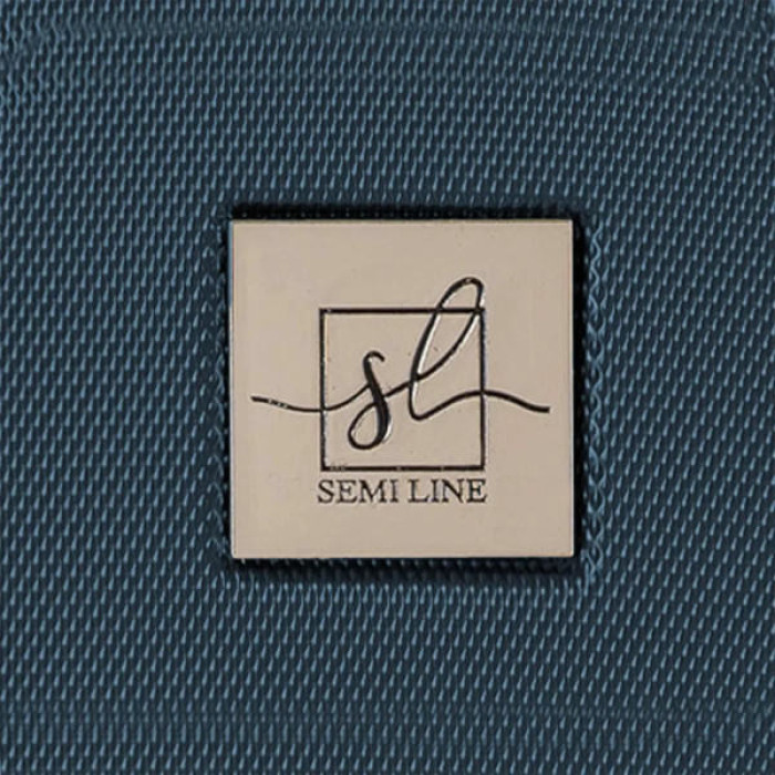 Валіза Semi Line 20" (S) Blue/Brown (T5672-2) (DAS302674)