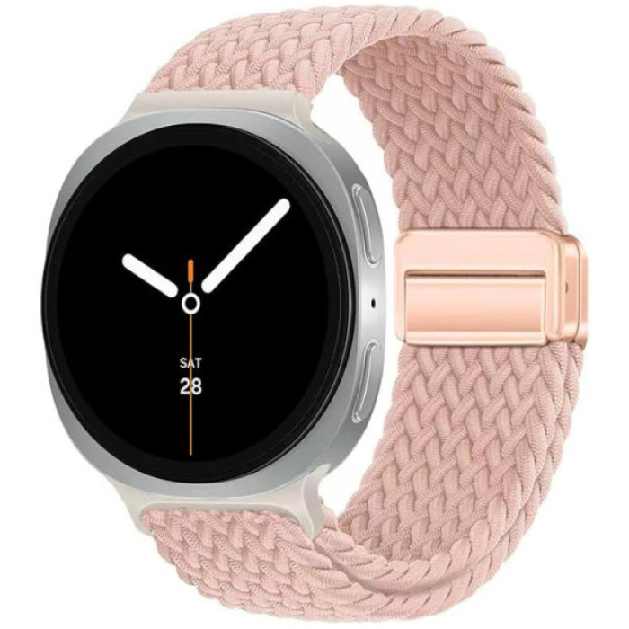 Ремінець до смарт-годинника Armorstandart Braided Solo Loop для Samsung Watch 8 / 8 Classic (20x113 mm) Rose Gold (ARM87356)