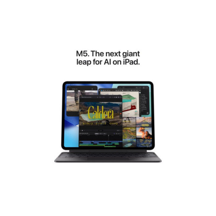 Планшет Apple iPad Pro 13" M5 Wi‑Fi + Cellular 256GB with standard glass - Silver (ME7X4TY/A)