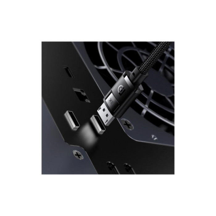 Кабель мультимедійний DisplayPort M to DisplayPort M 2.0m 8K Baseus (B00633706111-02)