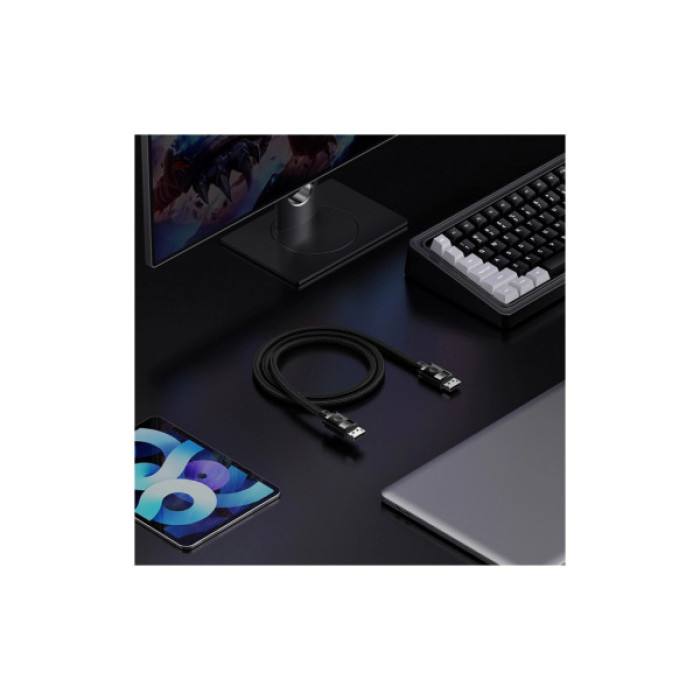 Кабель мультимедійний DisplayPort M to DisplayPort M 2.0m 8K Baseus (B00633706111-02)