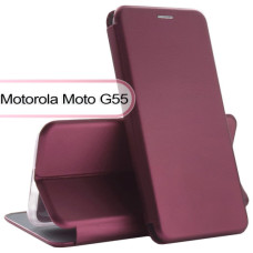 Чохол до мобільного телефона BeCover Exclusive Motorola Moto G55 Red Wine (713521)