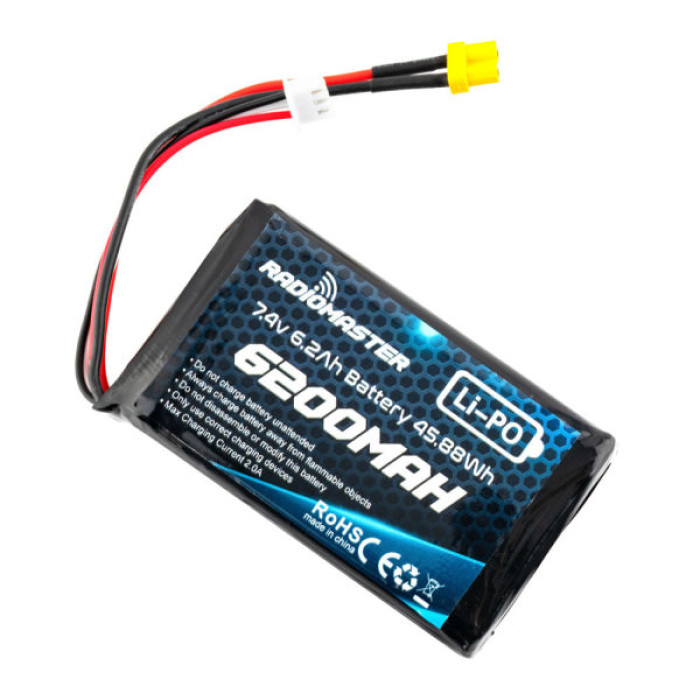 Акумулятор для дрона RadioMaster 6200mah 2S Lipo Transmitter Battery (HP0157.BATT-6200-2S)