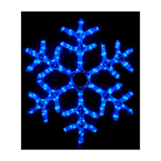 Гірлянда Delux Motif flash Snowflake 55 см синій IP44 EN (90012964)