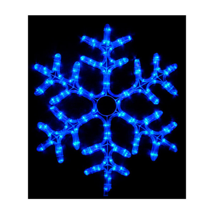 Гірлянда Delux Motif flash Snowflake 55 см синій IP44 EN (90012964)