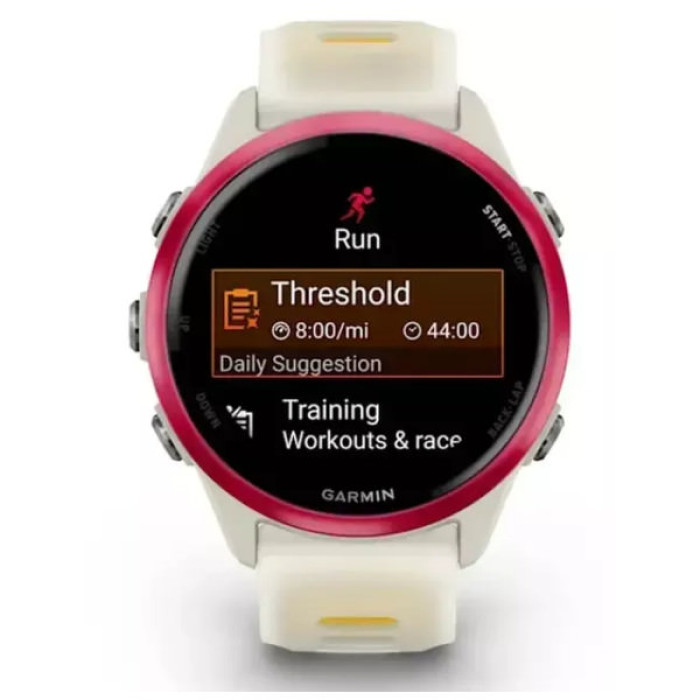 Смарт-годинник Garmin Forerunner 570 - 42MM, Bone/Raspberry/Mango, GPS смарт-годин (010-02970-02)