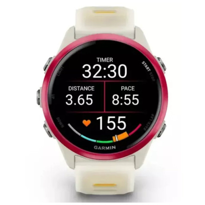 Смарт-годинник Garmin Forerunner 570 - 42MM, Bone/Raspberry/Mango, GPS смарт-годин (010-02970-02)