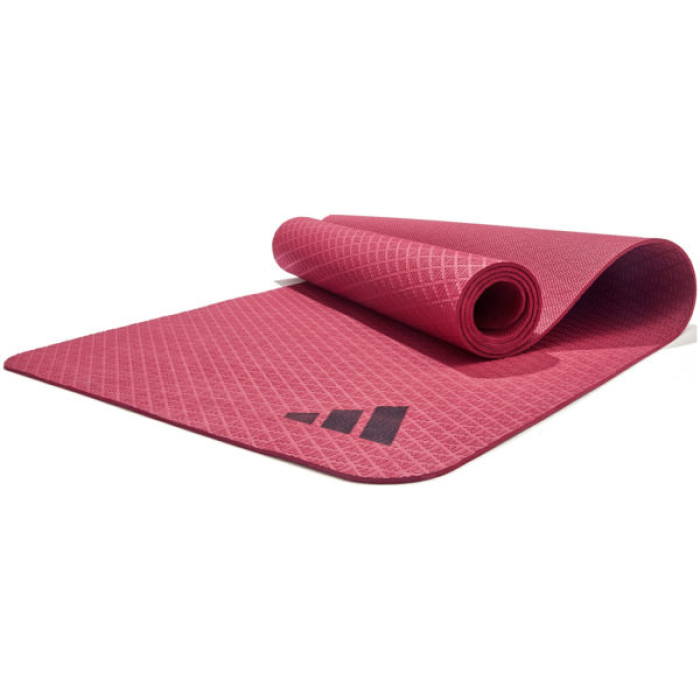 Килимок для йоги Adidas Yoga Mat ADYG-10001CB Уні 176 х 61 х 0,4 см бордовий (885652026604)
