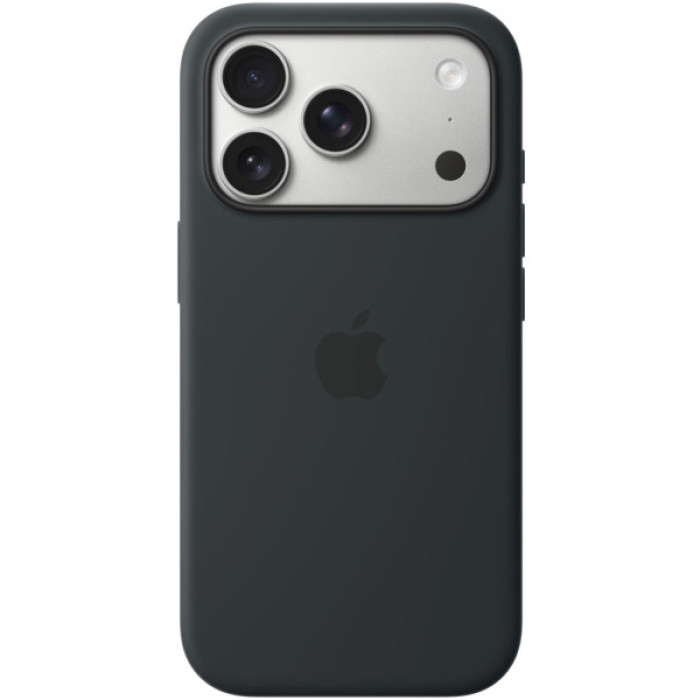 Чохол до мобільного телефона Apple iPhone 17 Pro Silicone with MagSafe Black Model A3559 (MGFK4ZM/A)