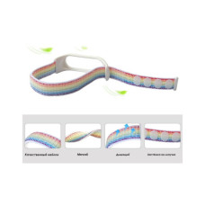 Ремінець до фітнес браслета BeCover Nylon Style для Xiaomi Mi Smart Band 7 Lime (707662)