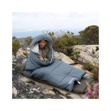 Спальний мішок Naturehike з капюшоном із мішком для зберігання M300 CNK2350WS023, сірий, правий (6927595775981)