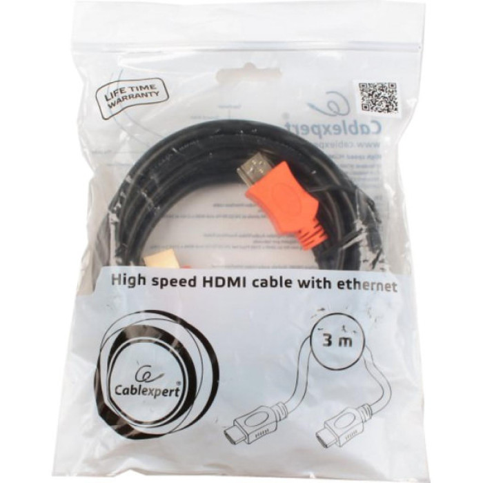 Кабель мультимедійний HDMI M to HDMI M 3.0m Cablexpert (CC-HDMI4L-10)