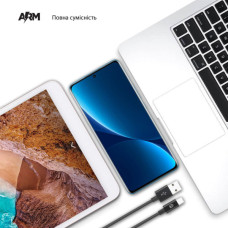 Дата кабель USB 2.0 AM to USB-C 1.2m AMD718BL black Armorstandart (ARM64372)